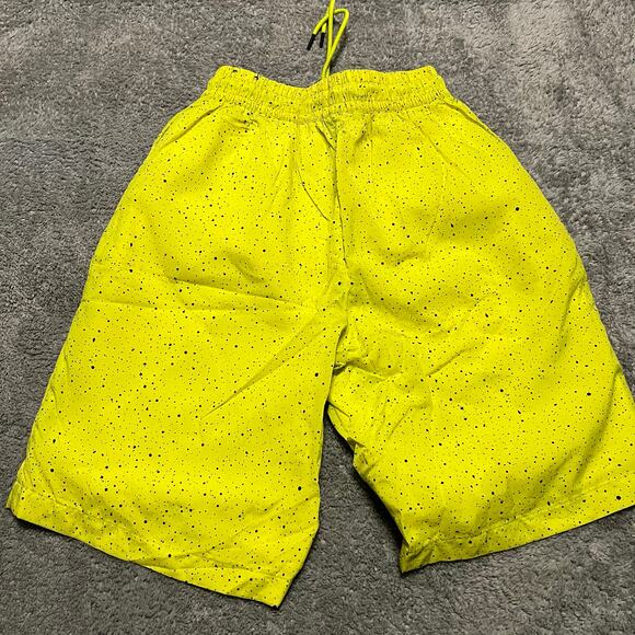 Jordan Shorts Mens Small Poolside Swim Trunks Neon Cement Swimsuit CI9133-345 - Picture 3 of 11